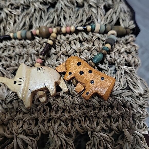 Cappelli | Straw Animal Shoulder Bag - Picture 7 of 10